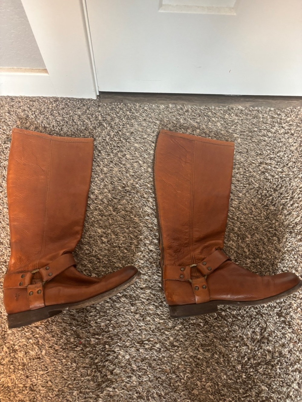 Women's Frye Leather Riding Boots - size 7